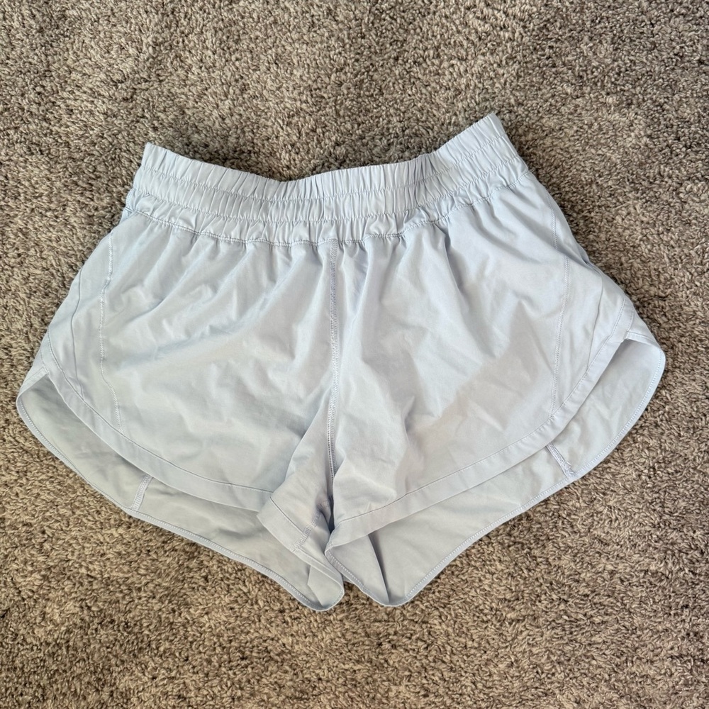 lululemon athletica Light Blue Athletic Shorts